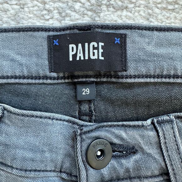 Paige Federal Slim Straight Leg Jeans Burnham Grey 29 x 31 - Picture 6 of 10